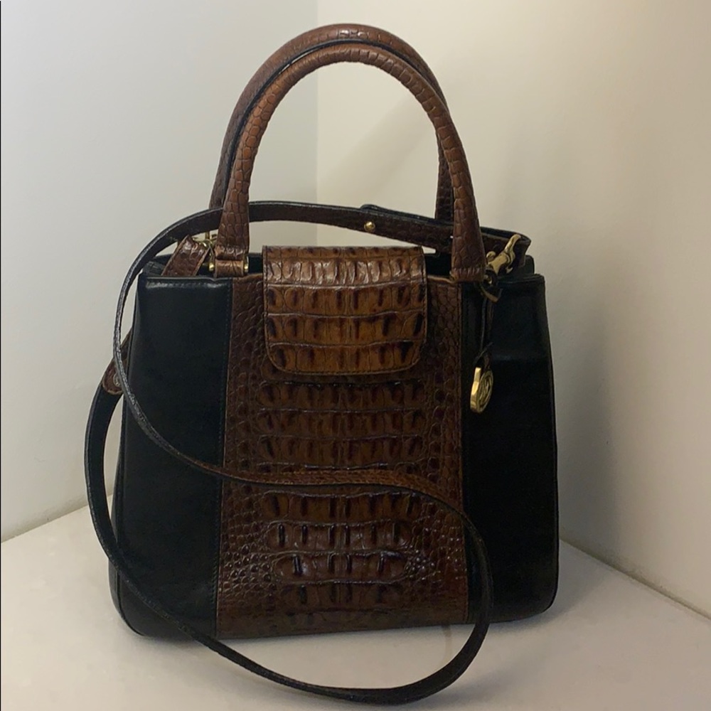 Brahmin crossbody black and brown Melbourne
